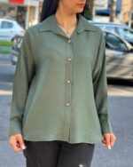 شومیز یقه مردانه کد2032 - Image 4