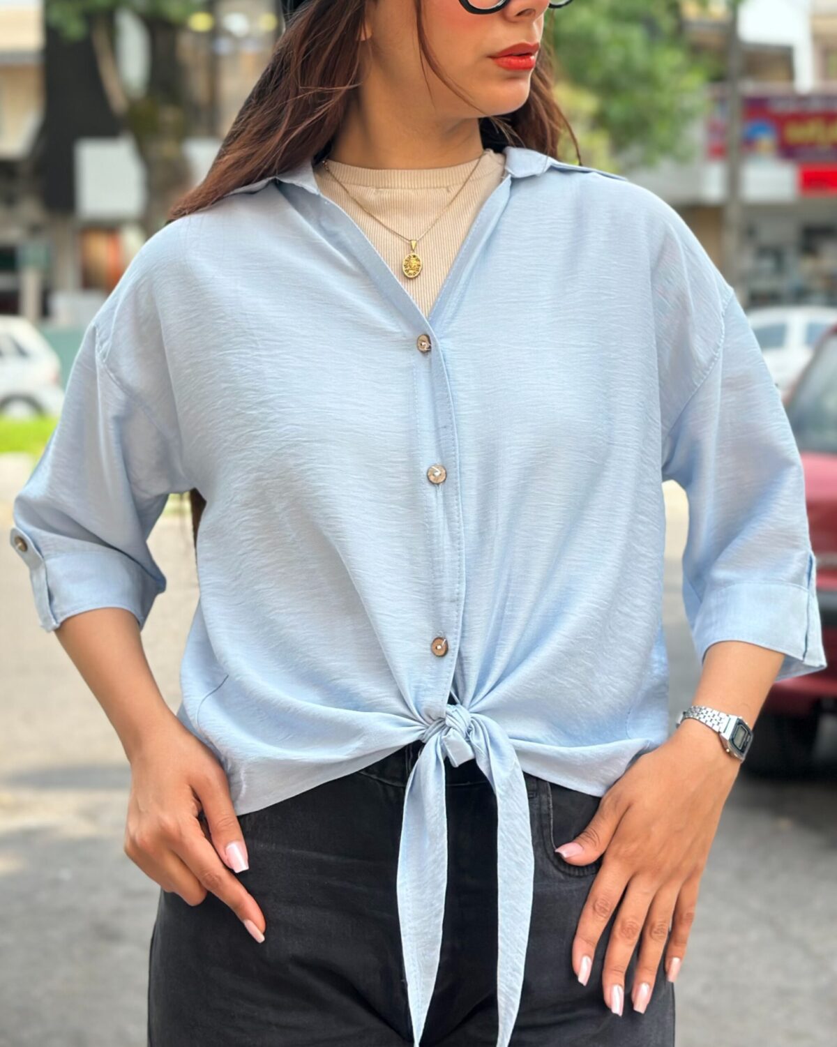 شومیز گره ای کد2033 - Image 1