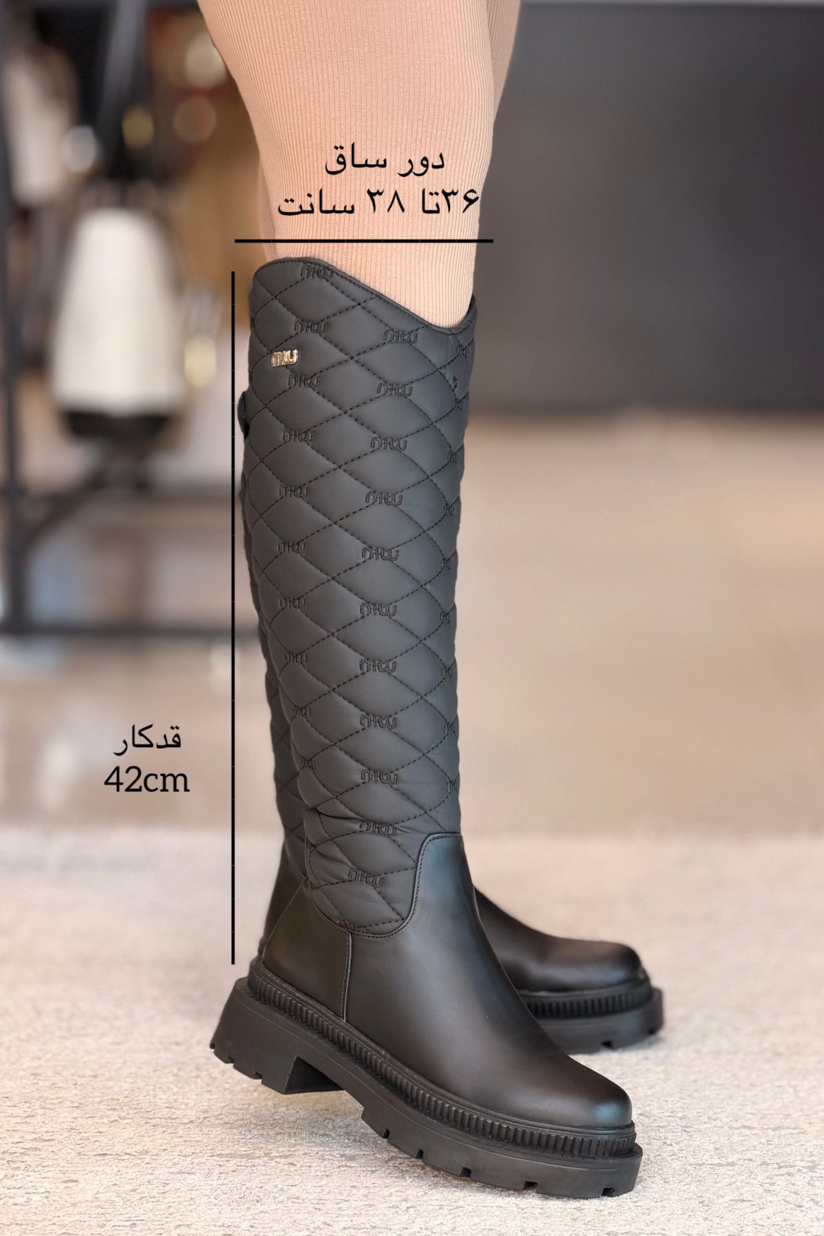 بوت بلند میومیو کد6556 - تصویر 7