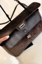 کیف شنل مخمل کد6597 - تصویر 2